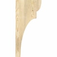 thumbnail image 3 of 4"W x 10"D x 22"H Yorktown Rough Sawn Corbel, Douglas Fir, 3 of 9