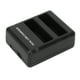 thumbnail image 4 of Batería dual y cargador doble Bling Bling Para batería AHDBT401 cargador USB funcionalidad inteligente, 4 of 12