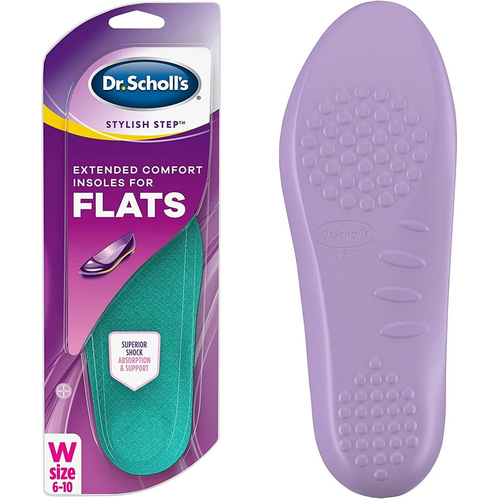 dr scholl's inserts for flat feet
