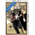 thumbnail image 3 of NFL New Orleans Saints - Alvin Kamara 25 Wall Poster, 22.375" x 34" Framed, 3 of 5