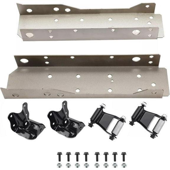 Rear Frame Repair Channels and leaf spring shackles hangers For Ranger 1993-2004