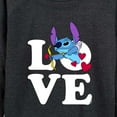 thumbnail image 3 of Lilo & Stitch - Love Cupid Stitch - Women's Lightweight French Terry Long Sleeve Shirt, 3 of 5