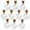 Clear Heart, variant on 10pcs/Lot Mini Bottle Jars Vials s Art Craft Finding. Clear Heart