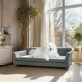thumbnail image 5 of BingoPaw Extra Large Wooden Frame Raised Lounge Bed Dog Sofa Couch with Comfortable Cushion Mat Grey, 5 of 10