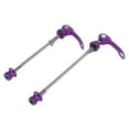thumbnail image 4 of Ensemble de Brochettes de Vélo à Dégagement Rapide, Roues de Vélo Résistantes à la Corrosion et Accessoires pour Vélo de Route Vélo de Montagne pour Moyeu de Roue de Vélo Noir, Rouge, Bleu, Couleur Titane, Violet, 4 of 7