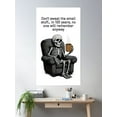 thumbnail image 2 of Relax, It’S Not Like We Have Forever" – Dark Humor Skeleton Quote Poster Wall Art, Modern Wall Decor For Living Room Bedroom, 12x18 UNFRAMED, 2 of 3