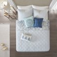 thumbnail image 6 of Home Essence Lian 6 Piece Cotton Printed Reversible Coverlet Set, King/Cal King, Blue, 6 of 18