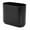 Black, variant on iDesign Small Slim Plastic Bathroom Trash Can, Garbage Can for Bedroom, Office, Desk, Dorm, Purple