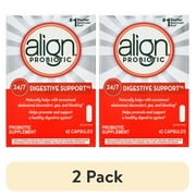 (2 pack) Align Daily Probiotic Supplement, Probiotics Supplement, 42 Capsules