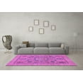 thumbnail image 3 of Ahgly Company Indoor Rectangle Abstract Purple Modern Area Rugs, 8' x 10', 3 of 4
