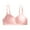 Pink, variant on Teen Girls Wireless Bra High School Student Girl Gathered Sports Casual Support Bralettes with Adjustable Strap Padded Training Bras for Girls White L