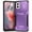 Purple, variant on Fashion Case Drop Resistant Shockproof Case For Moto G Power 5G 2024