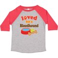 thumbnail image 3 of Inktastic Bloodhound Loved by a (dog Breed) Boys or Girls Toddler T-Shirt, 3 of 5