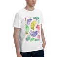thumbnail image 2 of Bingfone Cute Chameleons Men'S Loose Fit Short-Sleeve Pocket T-Shirt, 2 of 7
