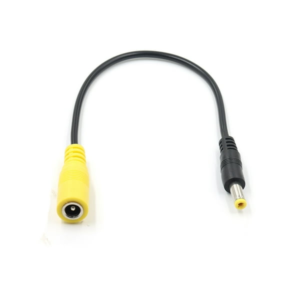 Câble d'Extension d'Alimentation Mâle DC 4.8x1.7mm vers Femelle DC 5.5x2.1mm pour Bandes LED CCTV 22cm DC45