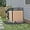 WoodTek Vinyl Cedar Lasercut (48"H x 36.5"W), variant on 4ft H x 3ft W (2 Panels) No Dig Lasercut  Privacy Screen, Outdoor WoodTek Vinyl Privacy Fence Panel, Privacy Wall for Pool Equipment & Trash Cans, Air Conditioner Fence
