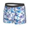 thumbnail image 2 of Daiia Icy Blue Snowflakes Men's Underwear Boxer Briefs, Cotton Stretch Moisture-Wicking Underwear-X-Large, 2 of 9