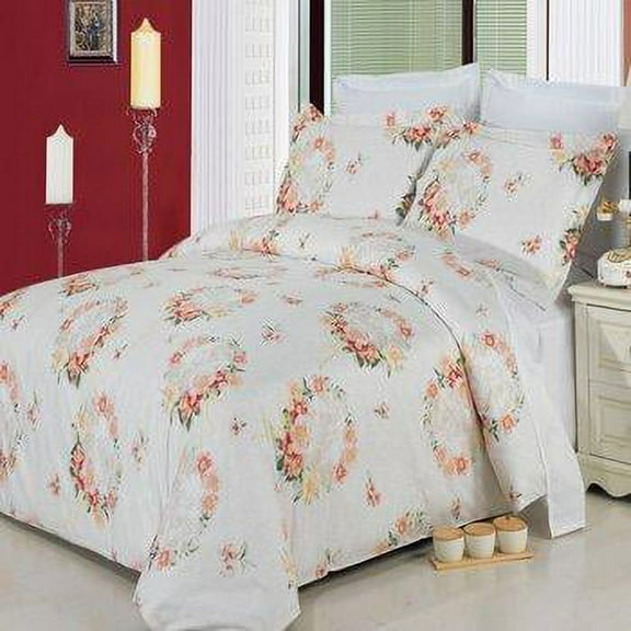 Luxury 3 Piece Liza 100% Cotton Duvet Cover Set