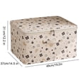 thumbnail image 2 of Hyknon Floral Fabric Storage Box, Large Organizer Box With Zipper, Dustproof Durable Closet Organizer, Foldable Neat Storage Container, Multi-Purpose Organization for Clothes Toys 19×15×12 Inch, 2 of 6