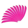 thumbnail image 4 of ZheElen 12pcs 3inch Archery Turkey Feathers Fletchings Vanes Rose Red 3 Inch 5Set, 4 of 6