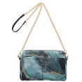 thumbnail image 2 of FORMRS Women Crossbody Purse with Chain Strap Vegan Leather Shoulder Handbag, Black Marble, 2 of 7