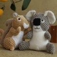 thumbnail image 2 of Pet Toy Adorable Appearance Wear Resistant 2 Styles Funny Animal-shape Dog Stuffed Toy with Squeaky Device for Puppy Shop, 2 of 8