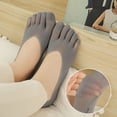 thumbnail image 4 of Orthopedic Compression Socks Women's Toe Socks Ultra Low Cut Liner with Viscose Tab Breathable, 4 of 6