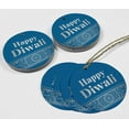 thumbnail image 4 of Inkdotpot 50 Pack Real Silver Foil Paper Tags Happy Diwali Favor Hang Tags, 4 of 7