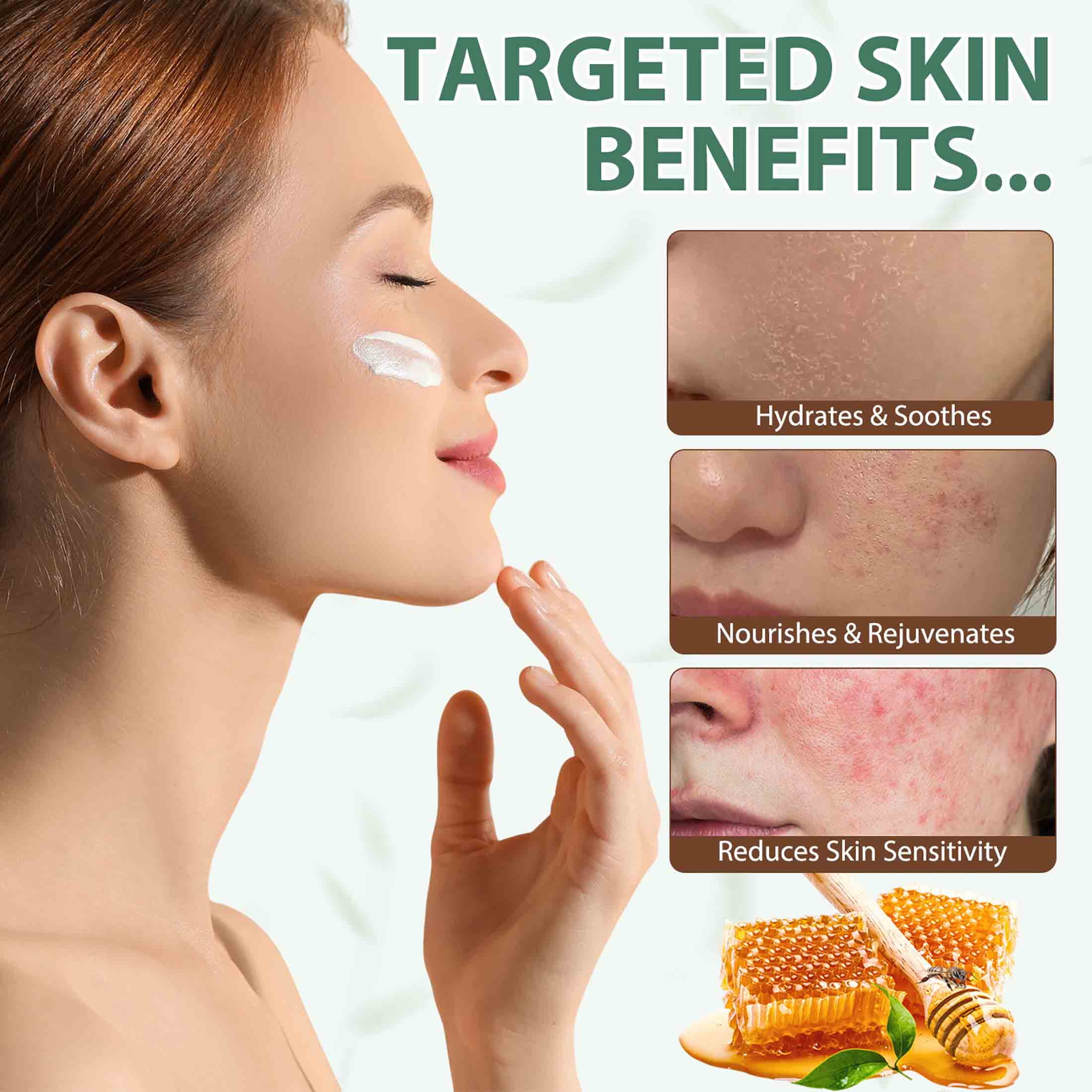 3 Pack Whipped Tallow Balm for Skin Care, Delivers Deep Hydration, Natural, for Sensitive Skin