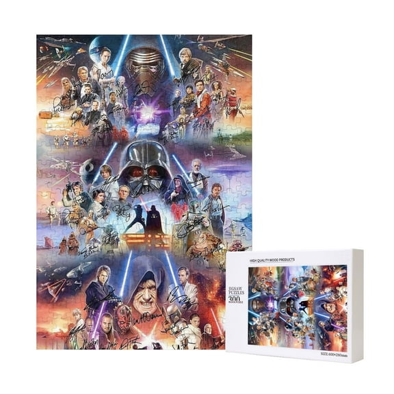 Star War-S Wooden Picture Puzzle 300 Piece Jigsaw Puzzle for Adults Challenging Puzzle Game Gifts