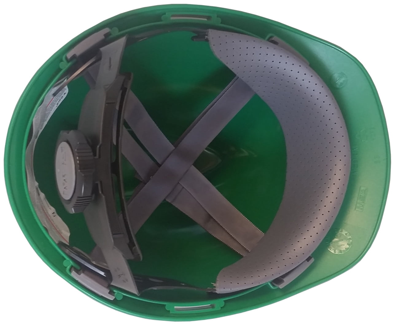 MSA V-Gard Cap Style Hard Hats w/FasTrac III Suspensions with Tote Bag - Green
