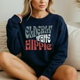thumbnail image 4 of Elderly White Hippie Saying – T-Shirt / Hoodie / Sweatshirt – Nostalgia & Wisdom – Perfect for Boomer Hippies, 4 of 6