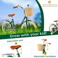 thumbnail image 3 of 18 Inch Kids Bike with Removable Training Wheels, Adjustable Seat, Steel Frame & Dual Brake, Kids Bicycle for 6-10 Years Old Toddler Girls Boys, 3 of 7