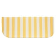 thumbnail image 3 of Outdoor Decor Cabana Stripe Print Bench Seat Cushion 48 x 18 in Yellow, 3 of 4