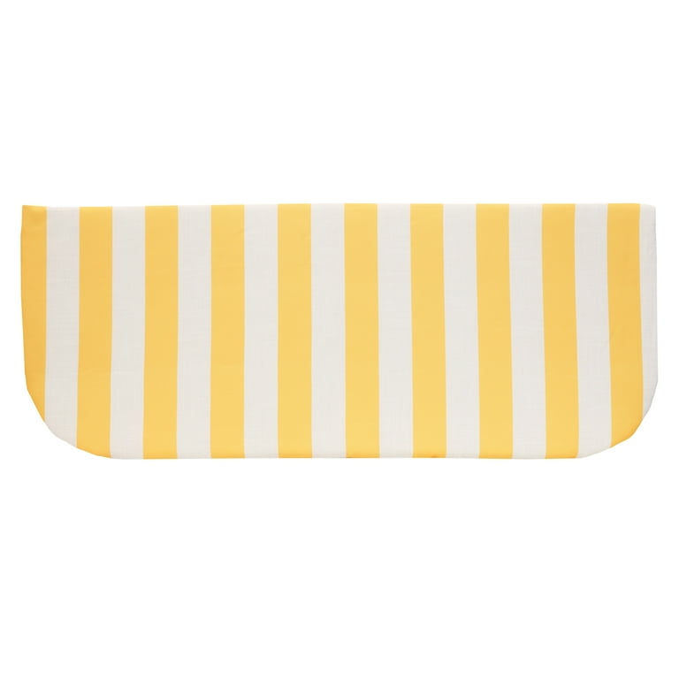 Outdoor Decor Cabana Stripe Print Bench Seat Cushion 48 x 18