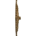 thumbnail image 4 of 29 1/8"OD x 1 1/4"ID x 4"P Haylynn Ceiling Medallion (Fits Canopies up to 1 1/4"), Hand-Painted Pale Gold, 4 of 7