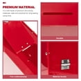 thumbnail image 3 of Portable Ballot Box Acrylic Voting Case Smooth Edges Voting Box with Lock, 3 of 8