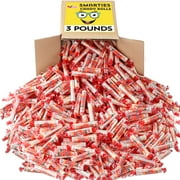 Smarties Candy Rolls - 3 Pounds - Original Flavor - Bulk Box Candies - A Great Surprise