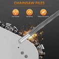 thumbnail image 2 of Uxcell Round Chainsaw File [12pcs] - Chainsaw Sharpener Files for Electric Chain Saw Chain- [Silver- 5/32 Inch,3/16 Inch], 2 of 7