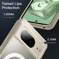 thumbnail image 6 of JETech Magnetic Case for Google Pixel 8 6.2-Inch 2023, Compatible with MagSafe, Translucent Matte Back Shockproof Phone Cover (Porcelain), 6 of 6