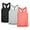 Black/Granite/Orange, variant on Workout Tank Tops for Women - Racerback Athletic Yoga Tops, Running Exercise Gym Shirts(Pack of 3)