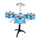 thumbnail image 5 of Batería de jazz para niños, juguete musical, instrumento de percusión educativo temprano para niños pequeños Azul, 5 of 9