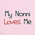 thumbnail image 2 of CafePress - My Nonni Loves Me Infant Bodysuit - Baby Light Bodysuit, Size Newborn - 24 Months, 2 of 4