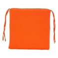 thumbnail image 3 of Blazing Needles Indoor 16" x 16" Twill Chair Cushion, Tangerine Dream, 3 of 3
