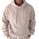 thumbnail image 1 of Kalauyu Men's Corduroy Hooded Sweatshirt Casual Long Sleeve Hoodie Pullover Sweatshirts, 1 of 8