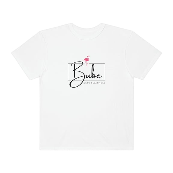 Babe Flamingo Shirt, Bridesmaid Shirt, Bridal Party Shirt, Bridesmaid Gift