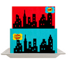 Super Hero City Stick On Paper Cake Decoration Topper Kit