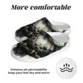 thumbnail image 6 of Disketp Whimsical Owl On Branch Women's Men's Slippers Plush Slip-On House Slipper for Winter Indoor Soft Cushion Non-slip Fluffy Slides Slippers-37/38, 6 of 7
