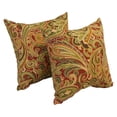 thumbnail image 4 of Blazing Needles 9910-S2-OD-157 17 in. Square Polyester Outdoor Throw Pillows, Lahaye Patina - Set of 2, 4 of 5