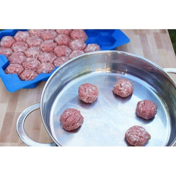 Shape+Store Master Meatball Making Tool, 32 (1 oz Each), Deep Blue
